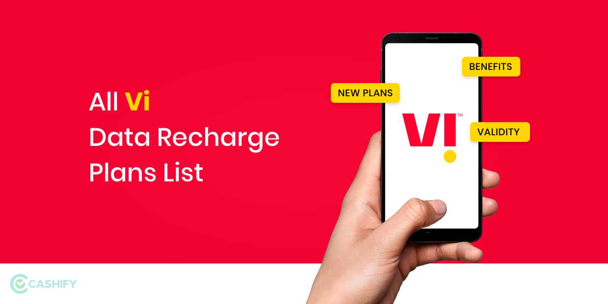 All Vi Data Plans List March 2026 | Cashify Blog