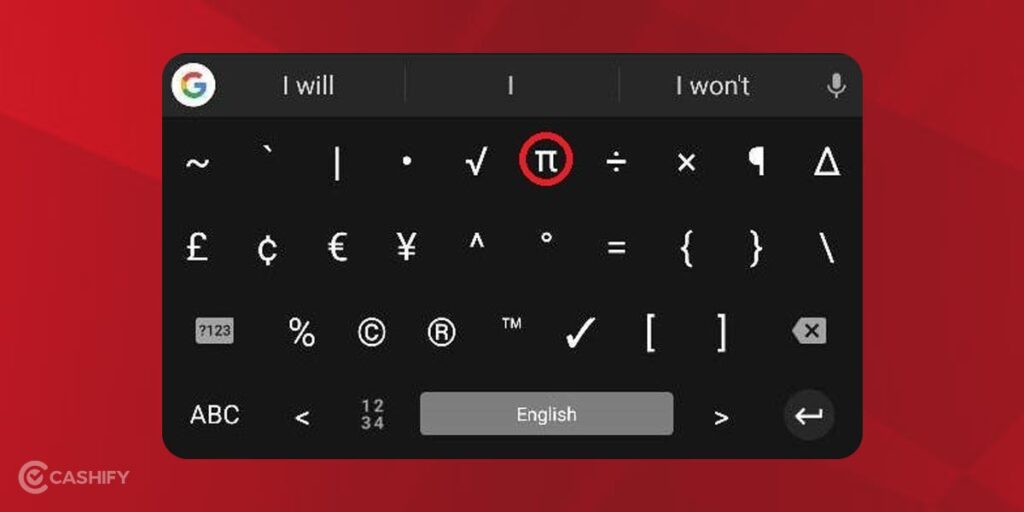 How To Type Pi (π) Symbol On Mac, iPhone, Android & Windows Cashify