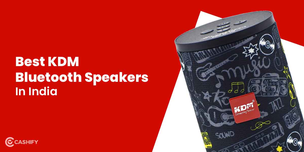 5 Best KDM Bluetooth Speakers In India March 2026 | Cashify Earbuds Blog