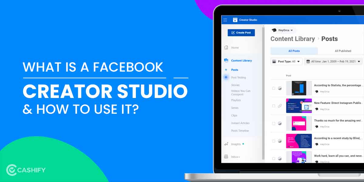 What Is A Facebook Creator Studio & How To Use It? | Cashify Blog