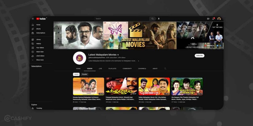 Best Websites To Download Malayalam Movies For Free | Cashify Blog