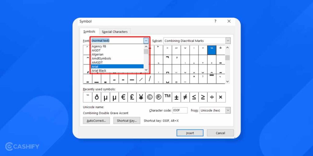How To Add Symbols In MS Word | Cashify Blog