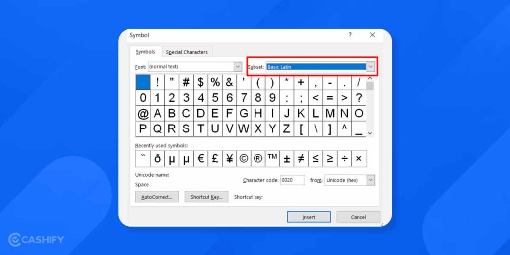 How To Add Symbols In MS Word | Cashify Blog