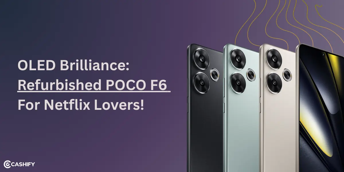 OLED Brilliance: Refurbished POCO F6 For...