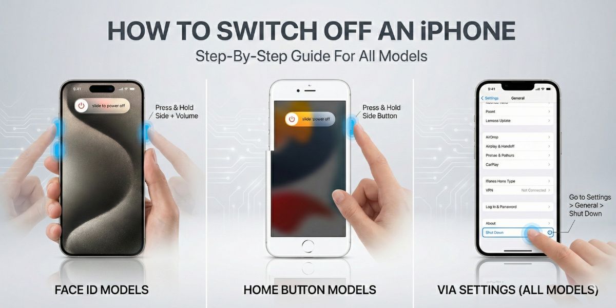 How To Switch Off An iPhone: Step-By-Step Guide For All Models ...