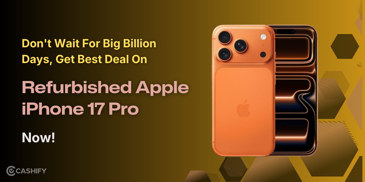 Don't Wait For Big Billion Days, Get Best Deal On Refurbished Apple ...